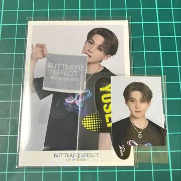 야기 유세이 스티커 2종 포토 카드