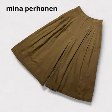 새상품급 미나 페르호넨 chiaro 플리츠 팬츠 롱 가우초