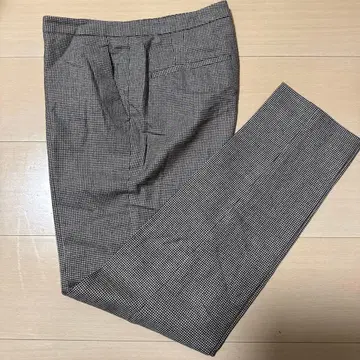 띠어리 팬츠 하운드투스 패턴 S 사이즈