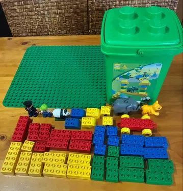 LEGO Duplo 레고듀플로 7337 그린 컬러 버킷 &