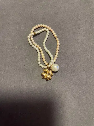 폴리폴리 더블 펄 팔찌 [컨디션 최상]