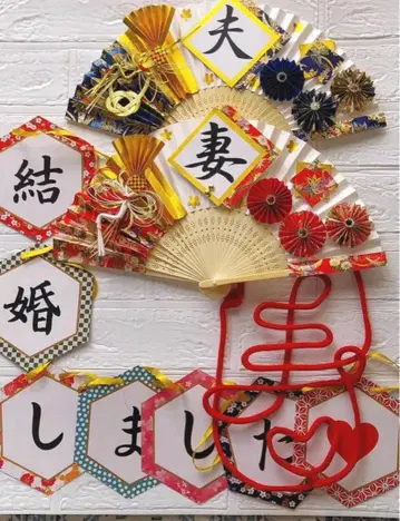 촬영용 부채 가랜드 수