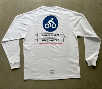 BARBER SAKOTA bicycle wake L/S Tshirt