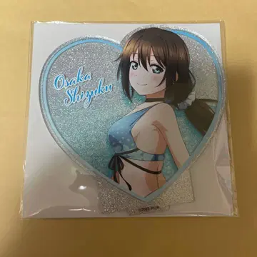 러브 라이브 니지가사키 학원 하트형 라메 믹스 아크릴 스탠드 시즈쿠