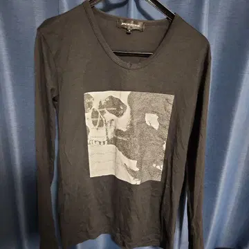 JACKROSE 블랙 스컬 프린트 T셔츠 M