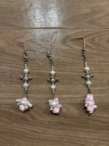 산리오 꿈꾸는 엔젤 헬로키티 시나몬 마이멜로디 스트랩