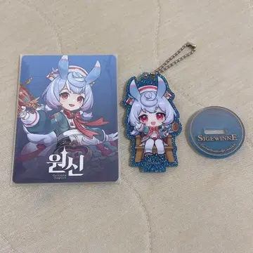 원신 시그윈 pc 라운지 카드 포토 카드 아크릴 키링