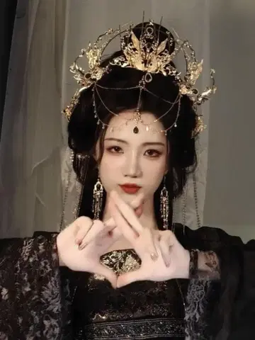 럭셔리 중화풍 머리 장식 4세트입니다.