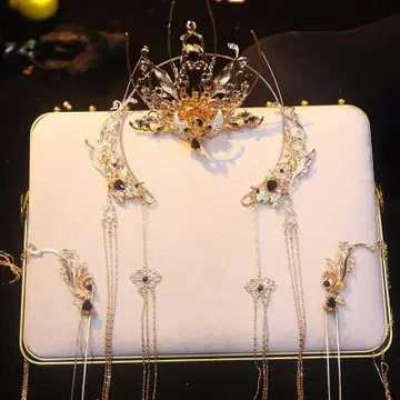 럭셔리 중화풍 머리 장식 4세트입니다.