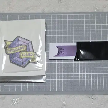 탭 특전 은색 테이프 트레이딩 와펜