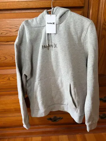 Hurley 그레이 후드 부착 후드티