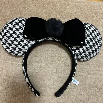 디즈니 하운드투스 체크 머리띠
