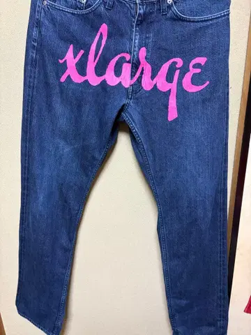Xlarge 프론트 페인트 데님