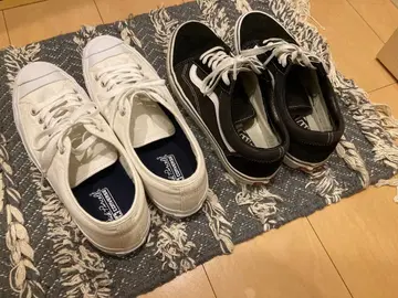 잭퍼셀 화이트 새상품급 vans 올드스쿨 27cm