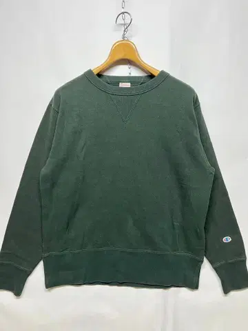 양호 챔피온 러너스 택 복각 양V 맨투맨 그린 사이즈M