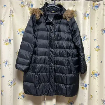 빅 사이즈 4LTHE GOOSE DOWN 후드 부착 다운 코트