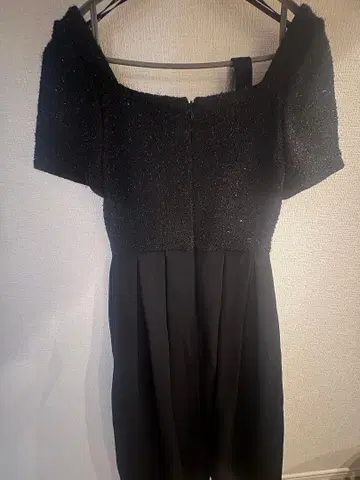 self-portrait 오프숄더 블랙 원피스 UK6