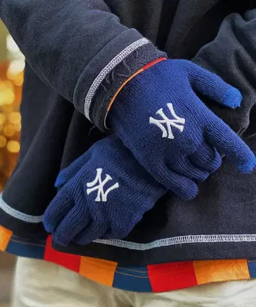 인필더 디자인 양키스 장갑 네이비