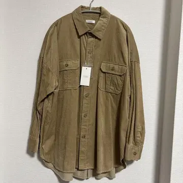 새상품 택 포함 로리즈팜 코듀로이 셔츠 여성용 상의 긴팔