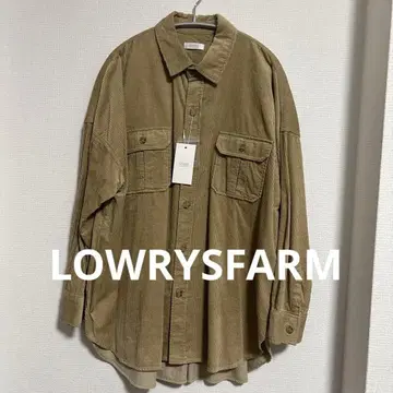 새상품 택 포함 로리즈팜 코듀로이 셔츠 여성용 상의 긴팔