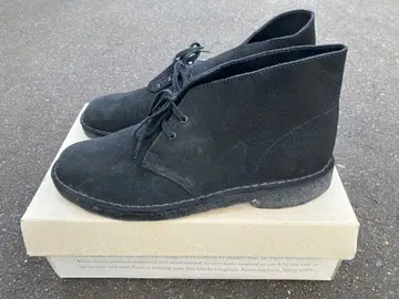 Clarks DESERT 디저트 부츠 블랙 스웨이드 UK 8.5 새상품