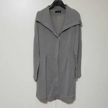 바질레 28 빅 사이즈 롱 기장 니트 가디건 그레이 사이즈 17호