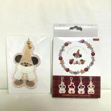 크리스마스 디즈니 릴린린 키체인 베이지 화이트 2025