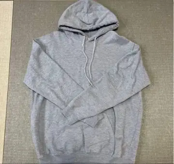 그레이 후드 부착 후드티