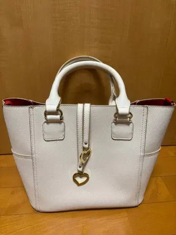 CarloRino 핸드백 화이트 이너백 포함