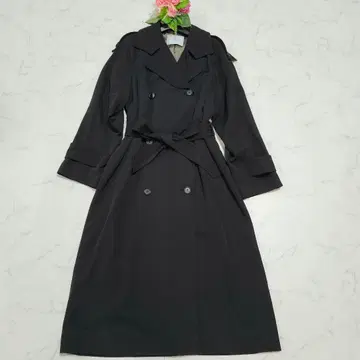 새상품급 모가 트렌치코트 롱 기장 허리 벨트 최근 모델 블랙