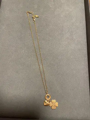 폴리폴리 클로버 하트 목걸이 925 [컨디션 최상]
