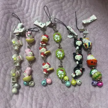 헬로키티 키링 세트 6개