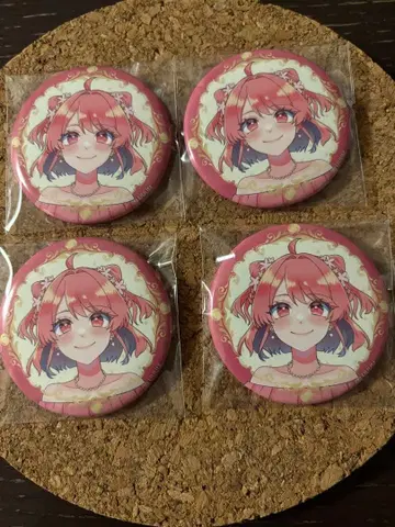 컬러풀 피치 캔뱃지  노아님