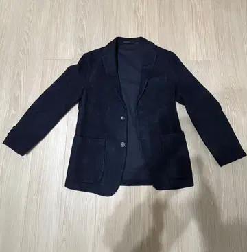 유니클로 울 자켓 네이비