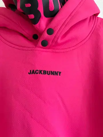 JACKBUNNY 후드 부착 스웨터 핑크
