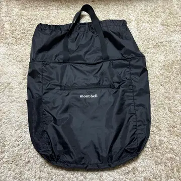mont-bell 포켓터블 라이트 토트 M 블랙
