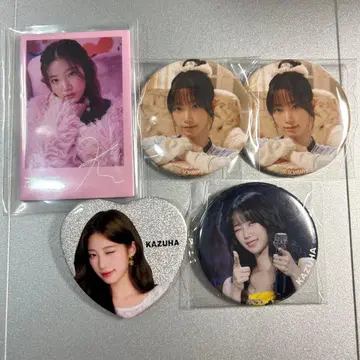 lesserafim 카즈하 캔뱃지