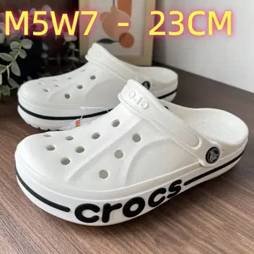 crocs 사보 샌들 M5W7 23CM 화이트 4