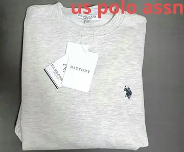 택 포함 미사용품 US POLO ASSN 맨투맨 트레이닝복 남성용