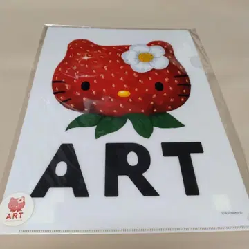 헬로키티 아트전 A4 클리어 파일 일본 한정판 1매