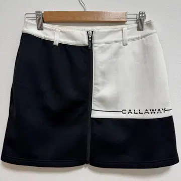 CALLAWAY 골프 여성용 스커트 블랙/화이트