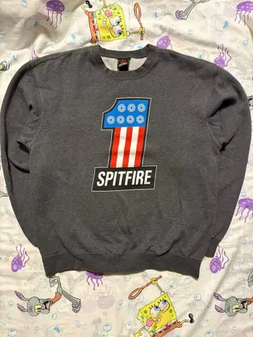 90s SPITFIRE HD NO.1 PULLOVER SIZE:L