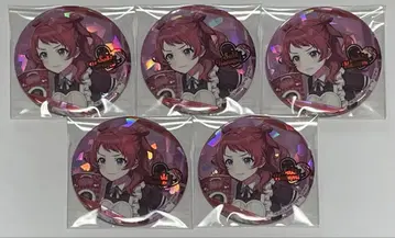 학원 아이돌 마스터 홀로그램 캔뱃지 '25 발렌타인 ver. 하나미 사키