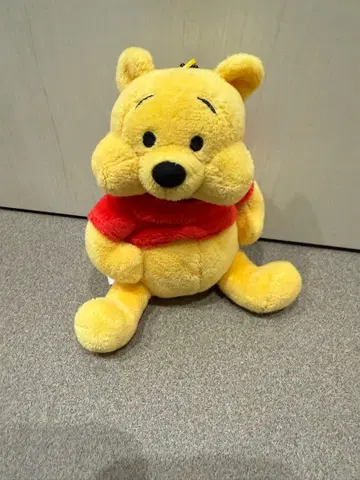 퍼니 페이스 볼 체인 마스코트 곰돌이 푸