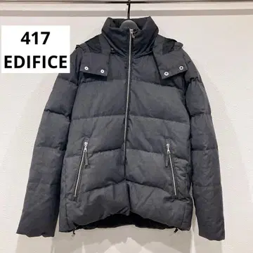2450-11 417 EDIFICE 에디피스 다운 자켓 겨울 블랙