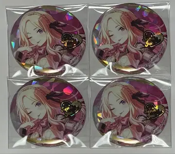 학원 아이돌 마스터 홀로그램 캔뱃지 '25 발렌타인 ver. 쥬오 호시나