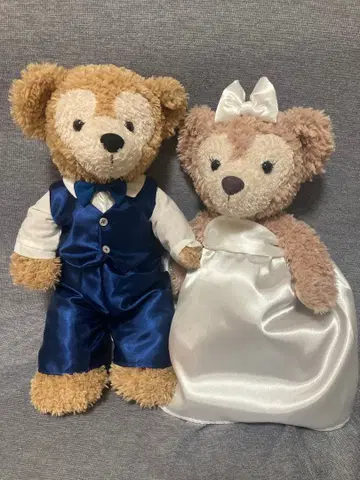 1세트 한정판 더피 셰리메이 웨딩 코스튬 웨딩