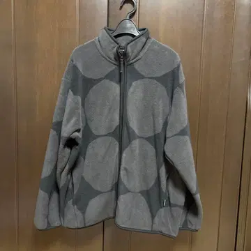 marimekko 도트 무늬 플리스 자켓