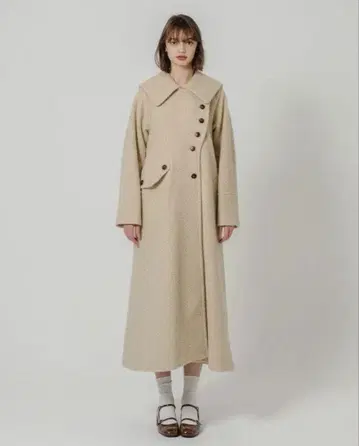eaphi WESTERN LONG COAT beige / Short