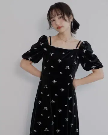 jumelle 벨로아 라인 드레스 S 사이즈